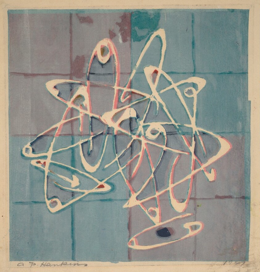 Untitled (Safety Pin Abstraction)