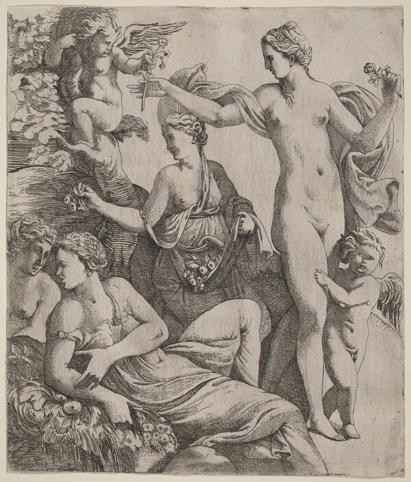 Venus with the Graces and Putti