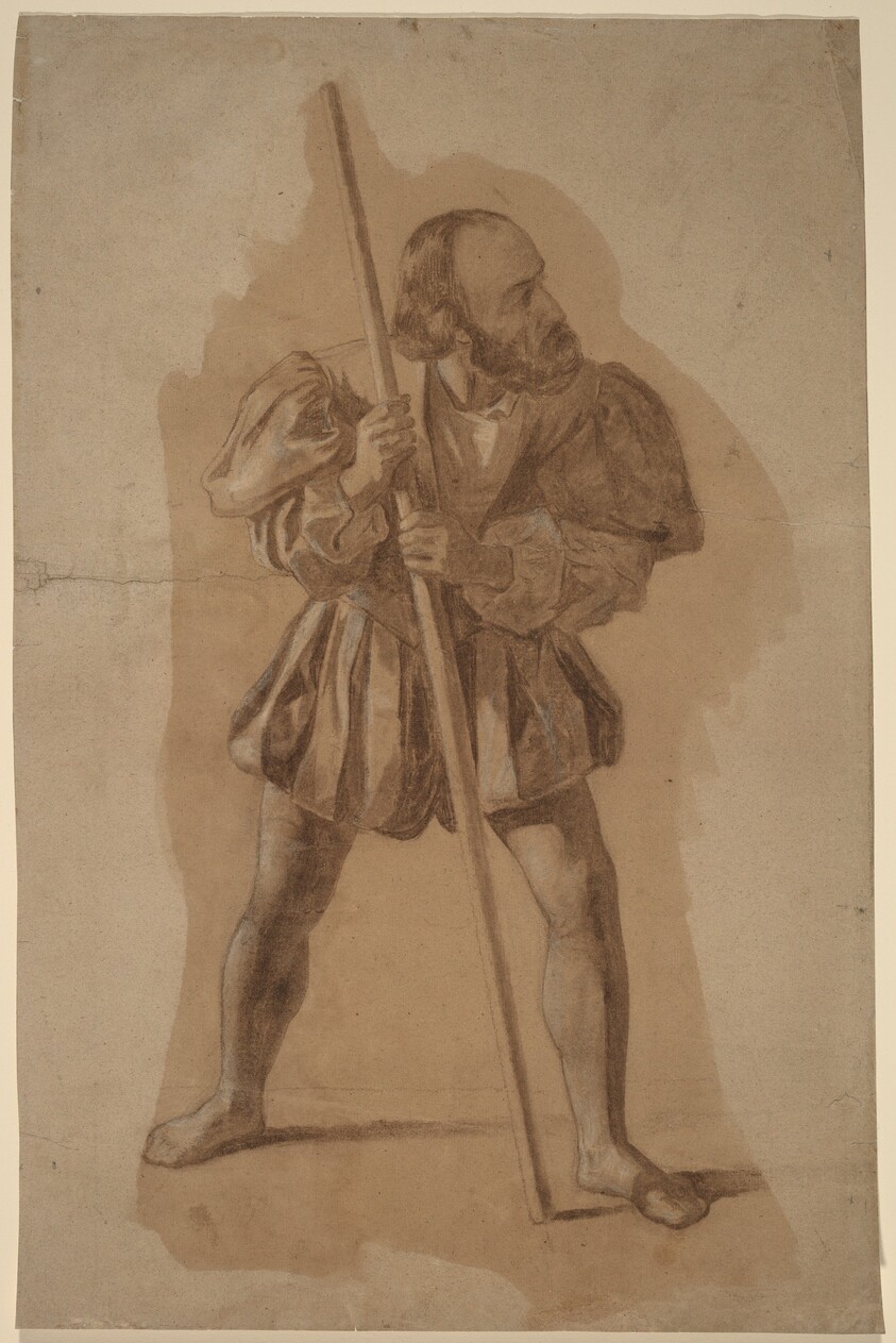 Figure Costume Study for Columbus Mural, Washington, D.C.