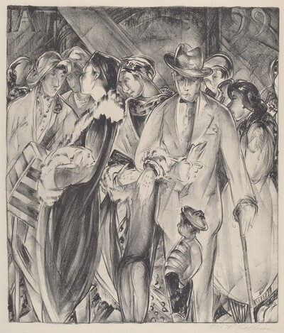 Untitled (Socialites and Street Urchin)