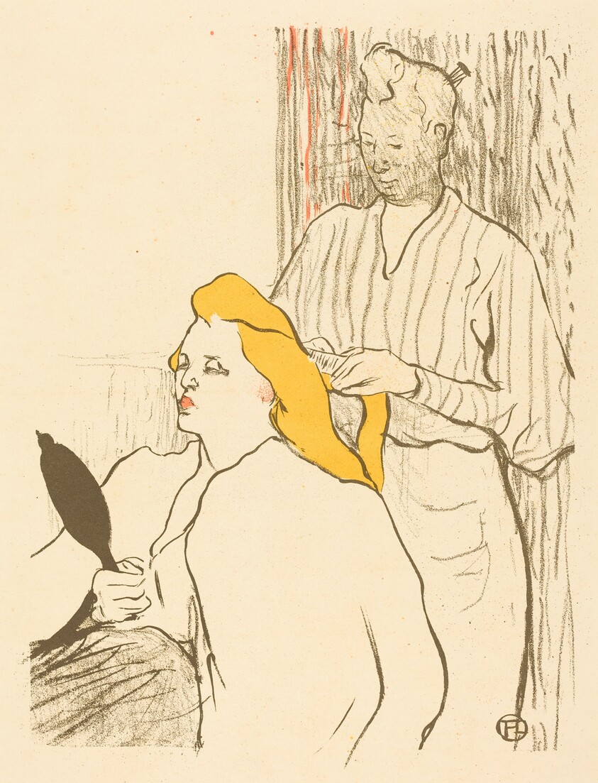 The Hairdresser - Program for the Théâtre Libre (Le coiffeur - Programme du Théâtre Libre)