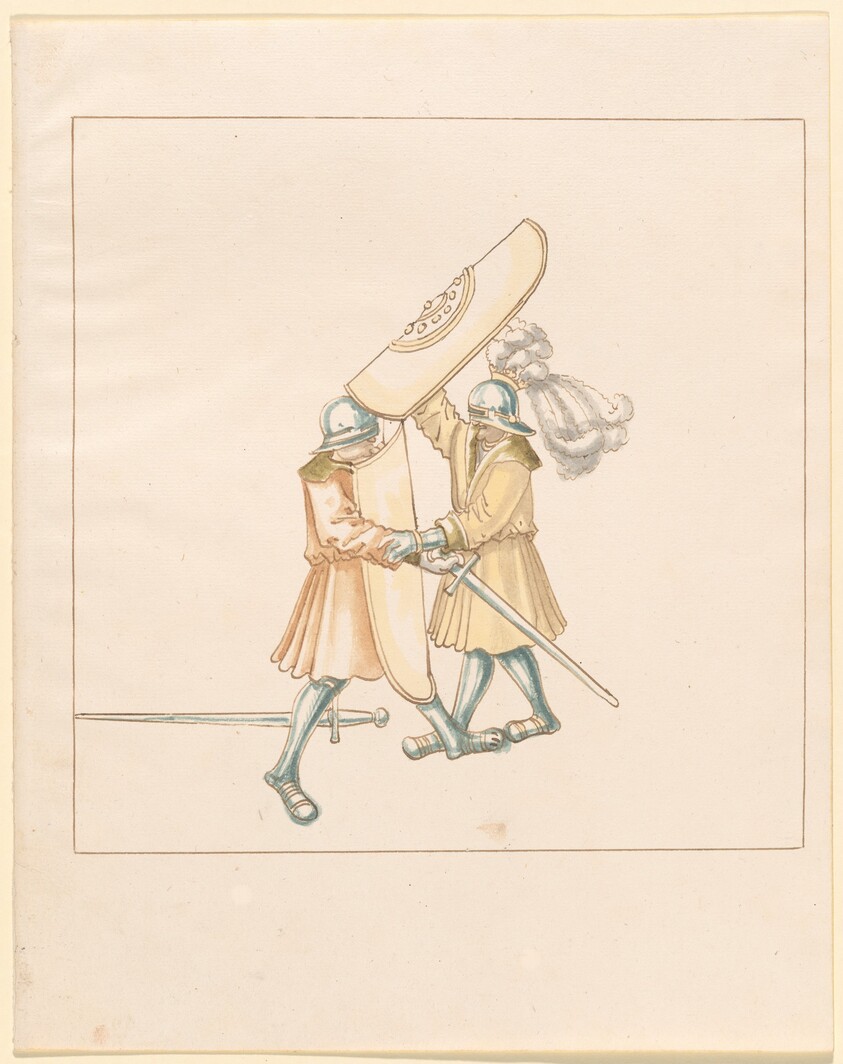 Foot Combat with Swords and Pavesen Shields