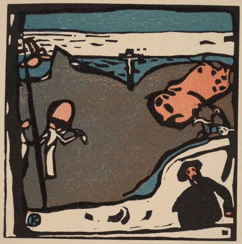 Landscape with Figures and a Crucifix