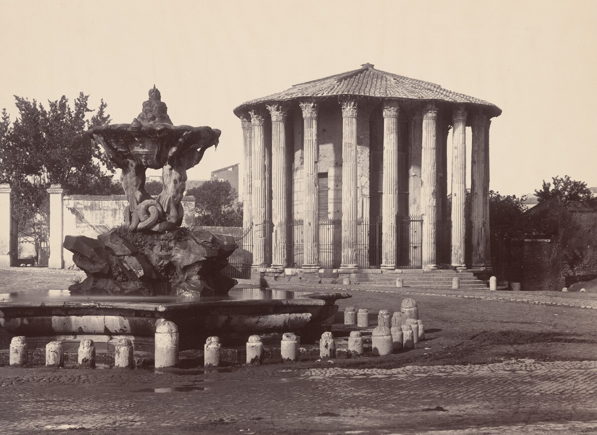 Temple of Vesta and Fountain, Rome