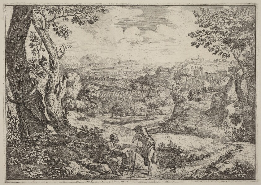 Two Men in Conversation