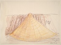 Mud Flow (1000 Tons of Yellow Mud), Robert Smithson, 1969