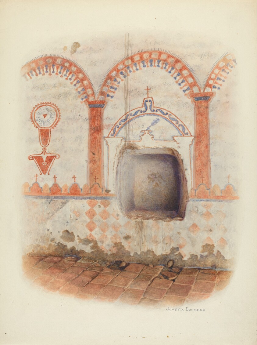 Wall Painting and Baptismal Niche