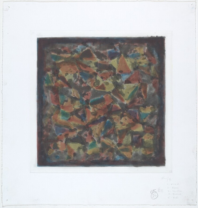 Color and Black #3 (24 x 24)