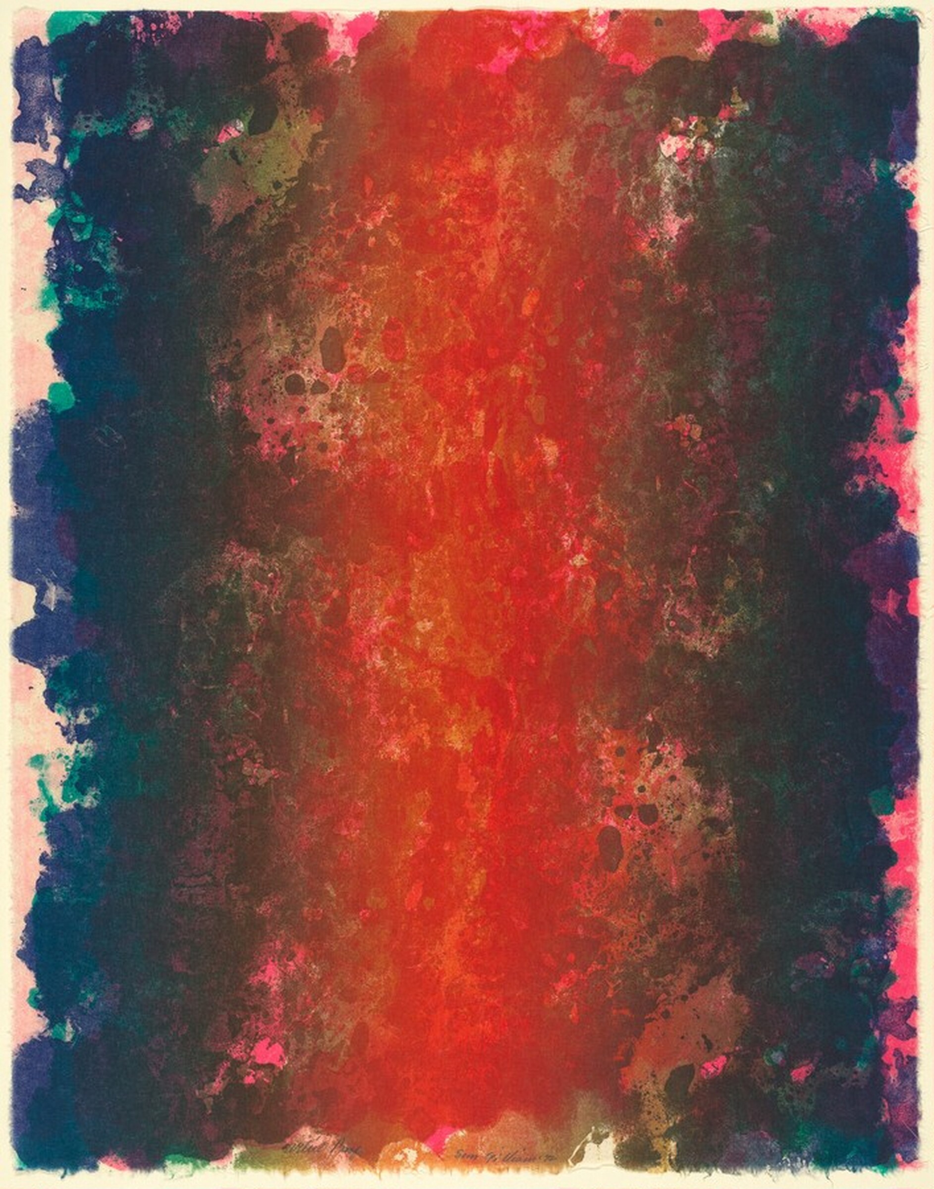 Fire (artist proof), Sam Gilliam, 1971