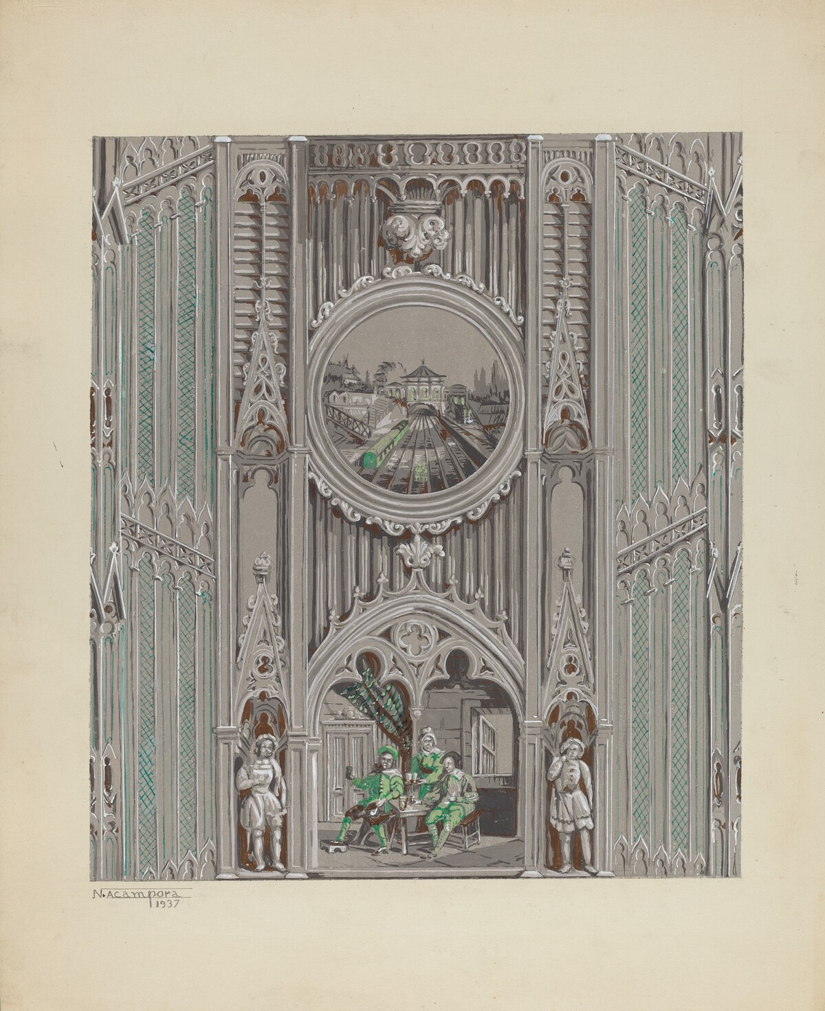 Wall Paper and Border