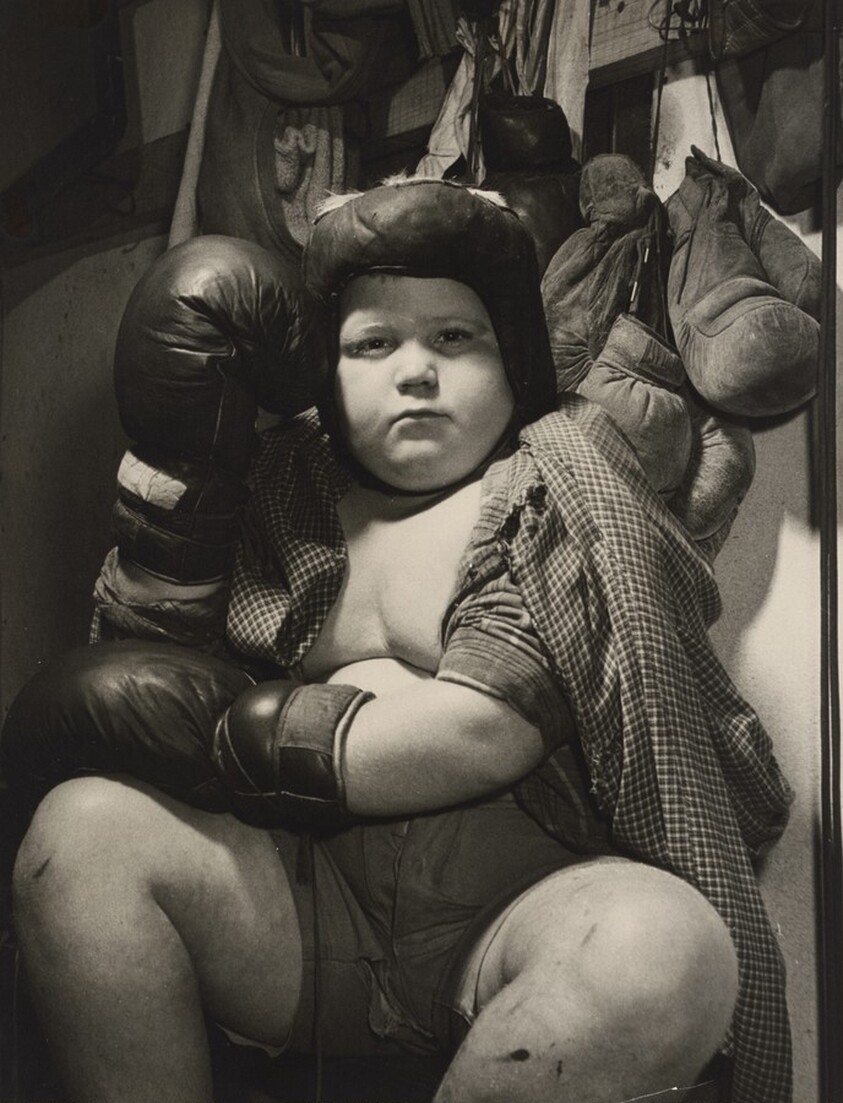 Boy's Club Heavyweight, 9-year-old Robert Sampson, Barney Neighborhood House, Washington, D.C.