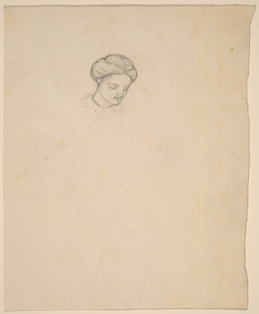 Study of a Girl's Head