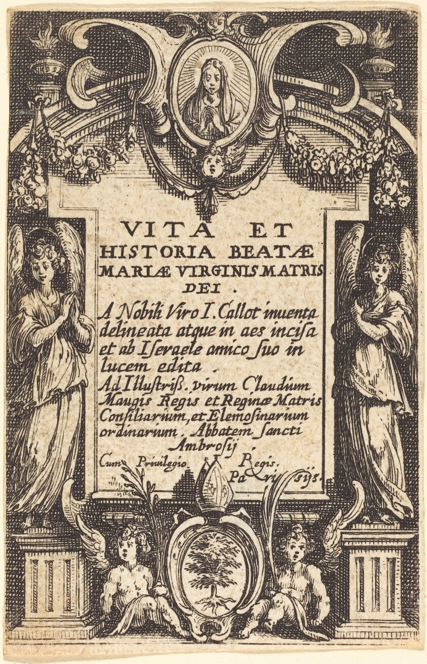 Frontispiece for "The Life of the Virgin"