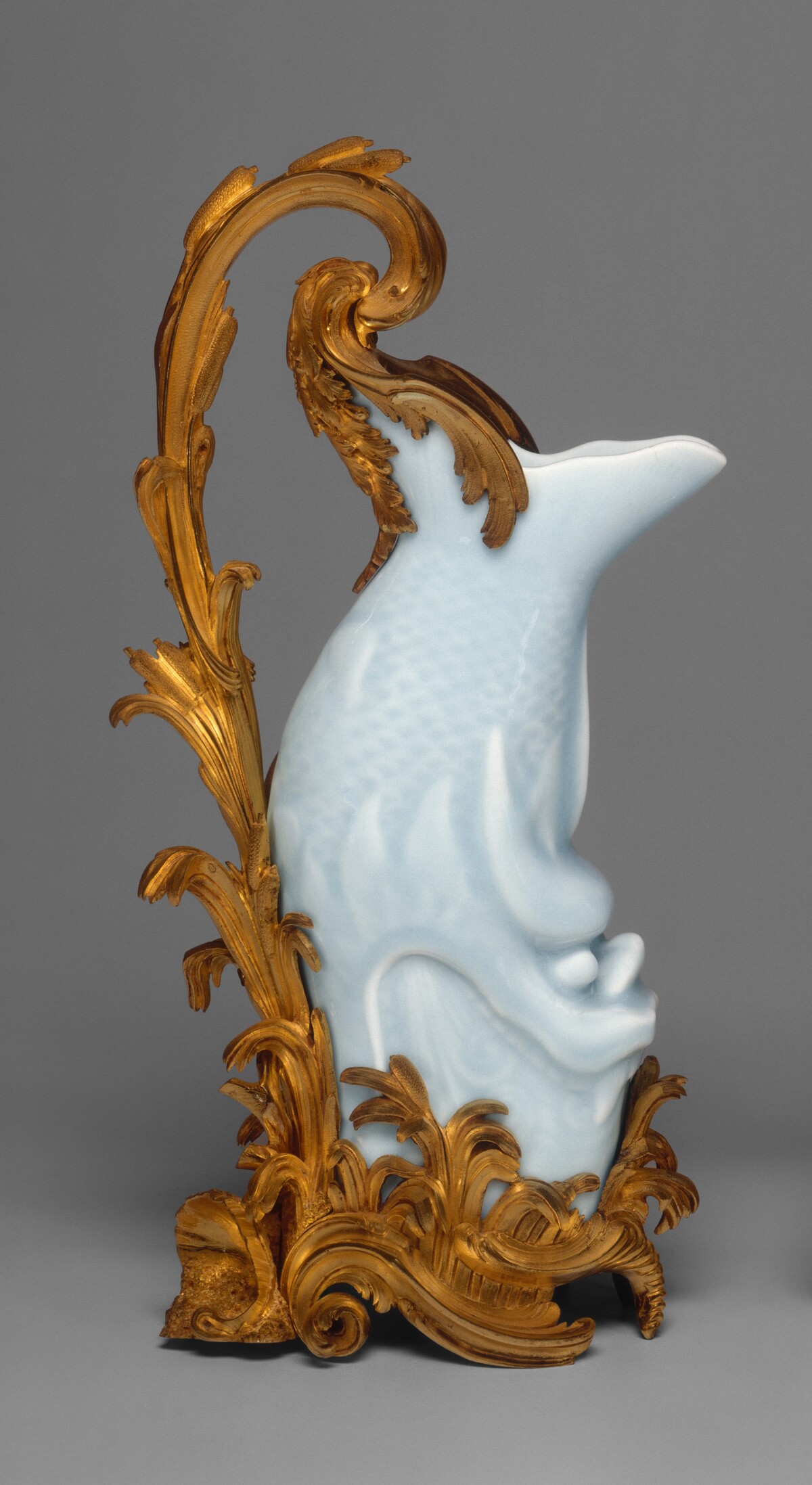 Vase in the Form of a Carp, Mounted as an Ewer