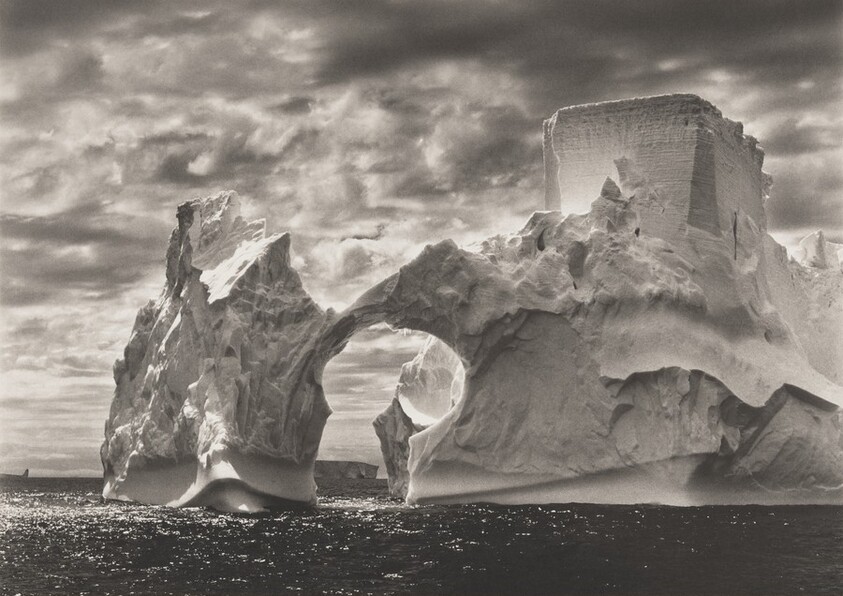 Iceberg between Paulet Island and the South Shetland Islands on the Weddell Sea. Antarctic Peninsula.