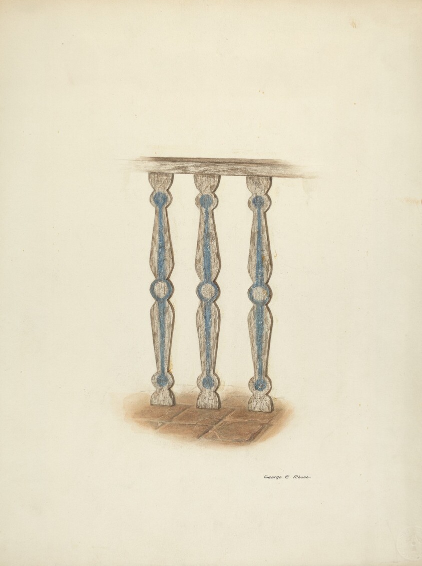 Railing, Detail of