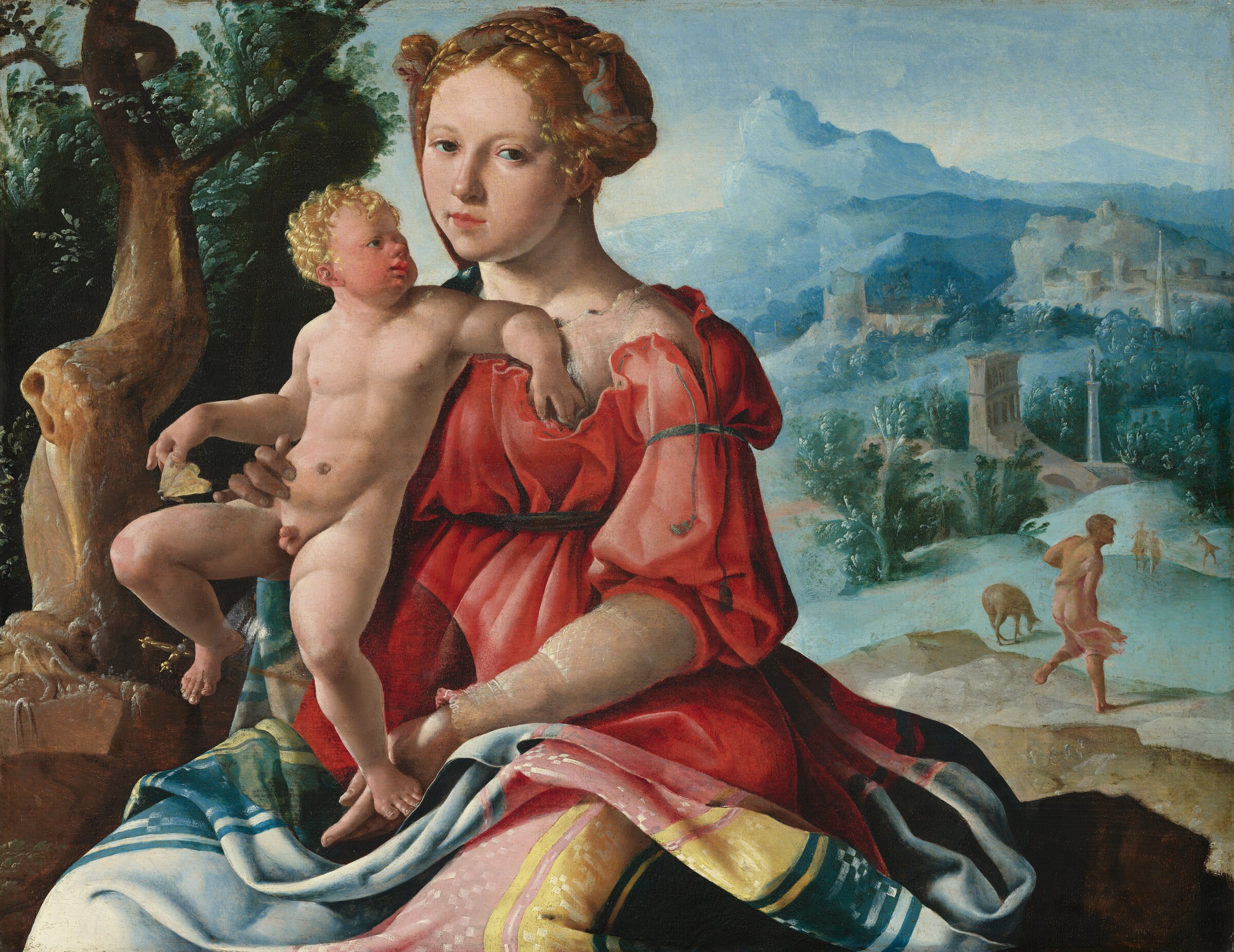 The Rest on the Flight into Egypt, Maerten van Heemskerck, c. 1530