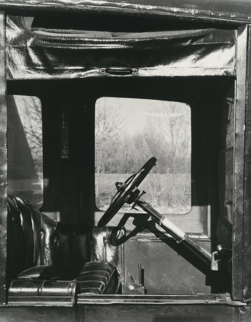 Front Seat, Model T, near Norfolk, Nebraska