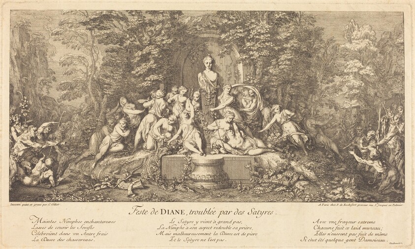 Feste de Diane, Troublee par des Satyres (Feast of Diana Disrupted by Satyrs)