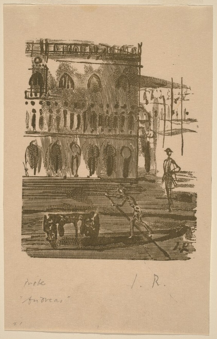 Illustration to V. Hofmannsthal, "Andreas"