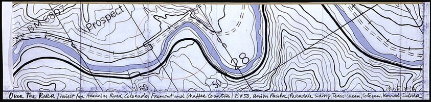 Over the River, Project for the Arkansas River, Colorado [top panel]