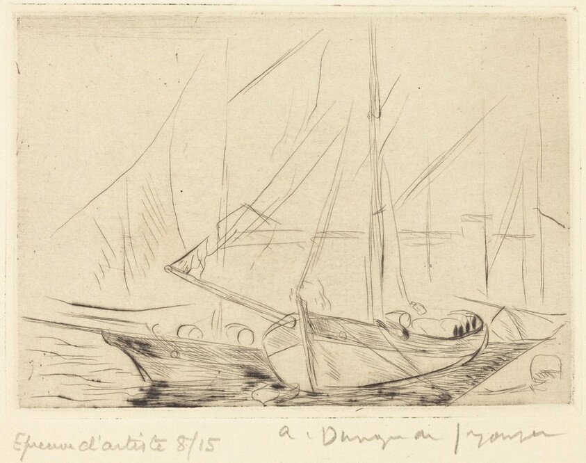 Sailboats, Saint-Tropez (Saint-Tropez, les tartanes)