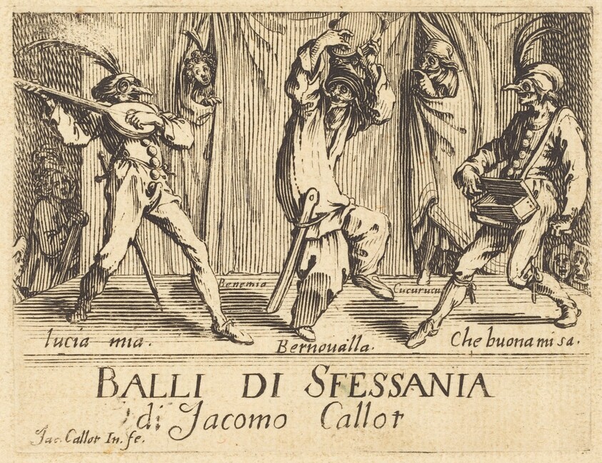 Frontispiece for "Balli di Sfessania"