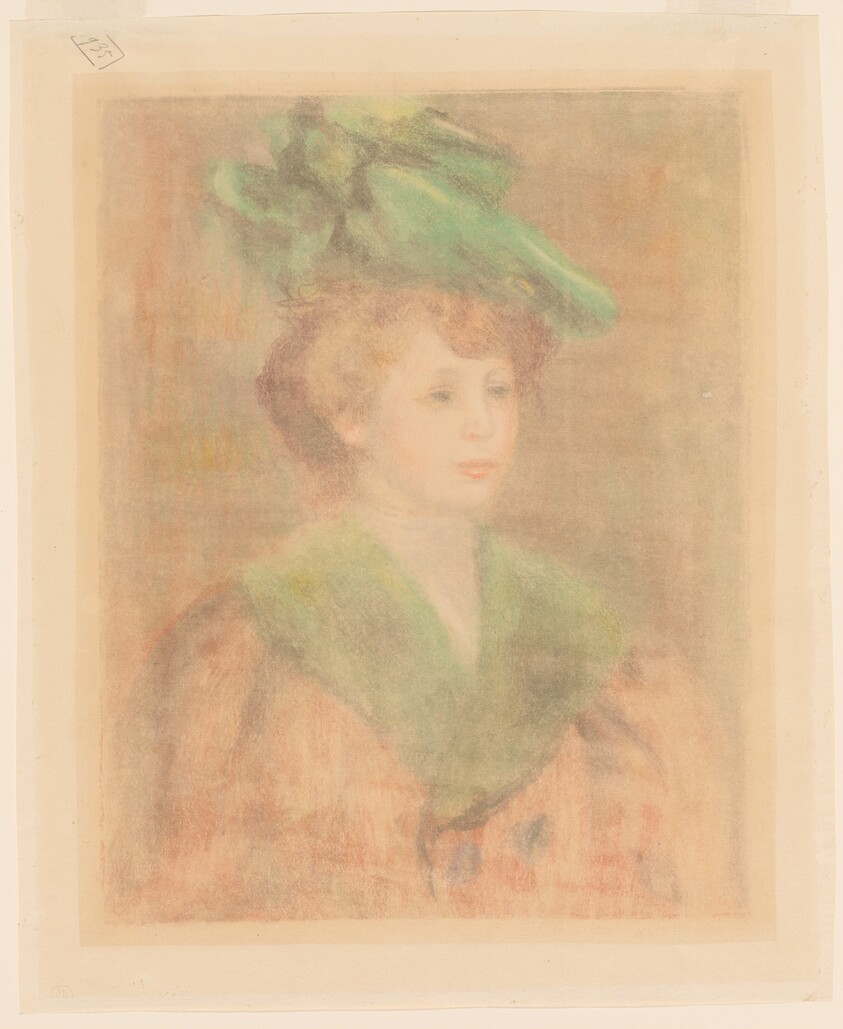 Lady with Green Hat (Mlle. Dieterle?)