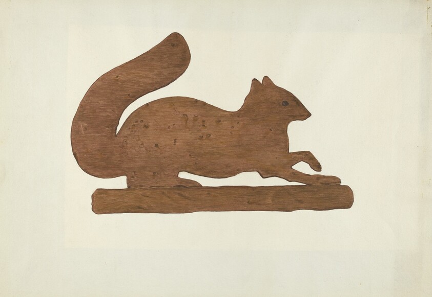 Squirrel Weather Vane