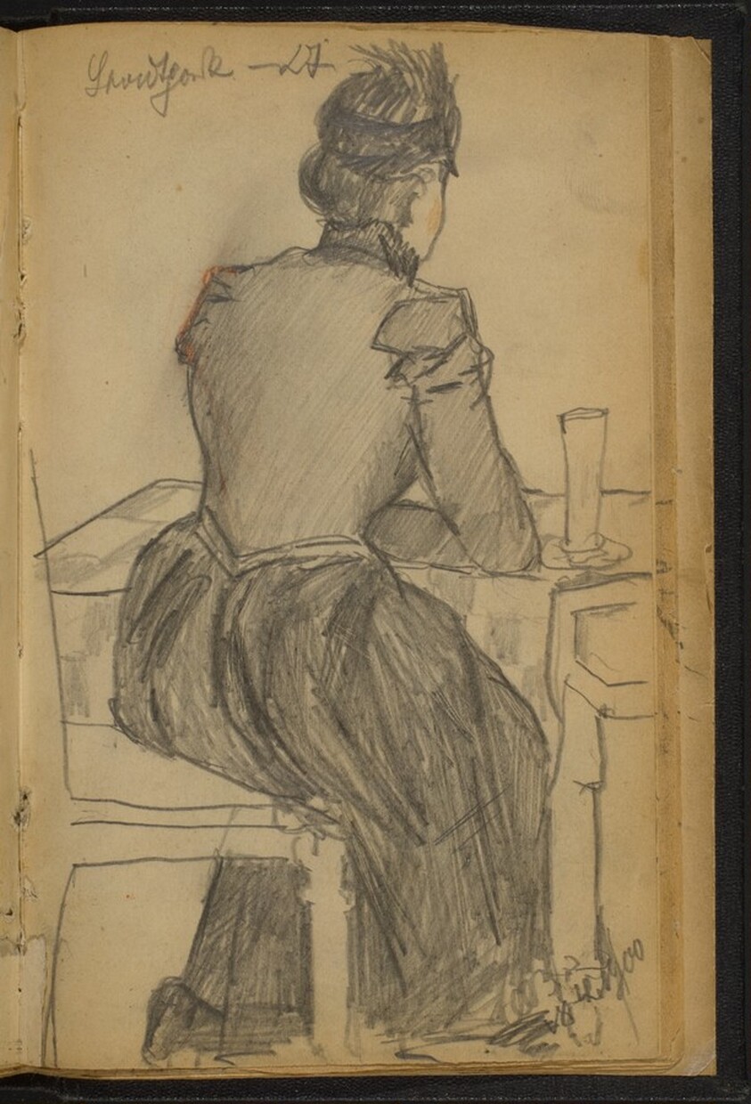 Woman Seated at a Table