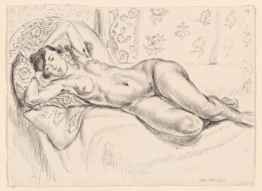 Henriette as an Odalisque