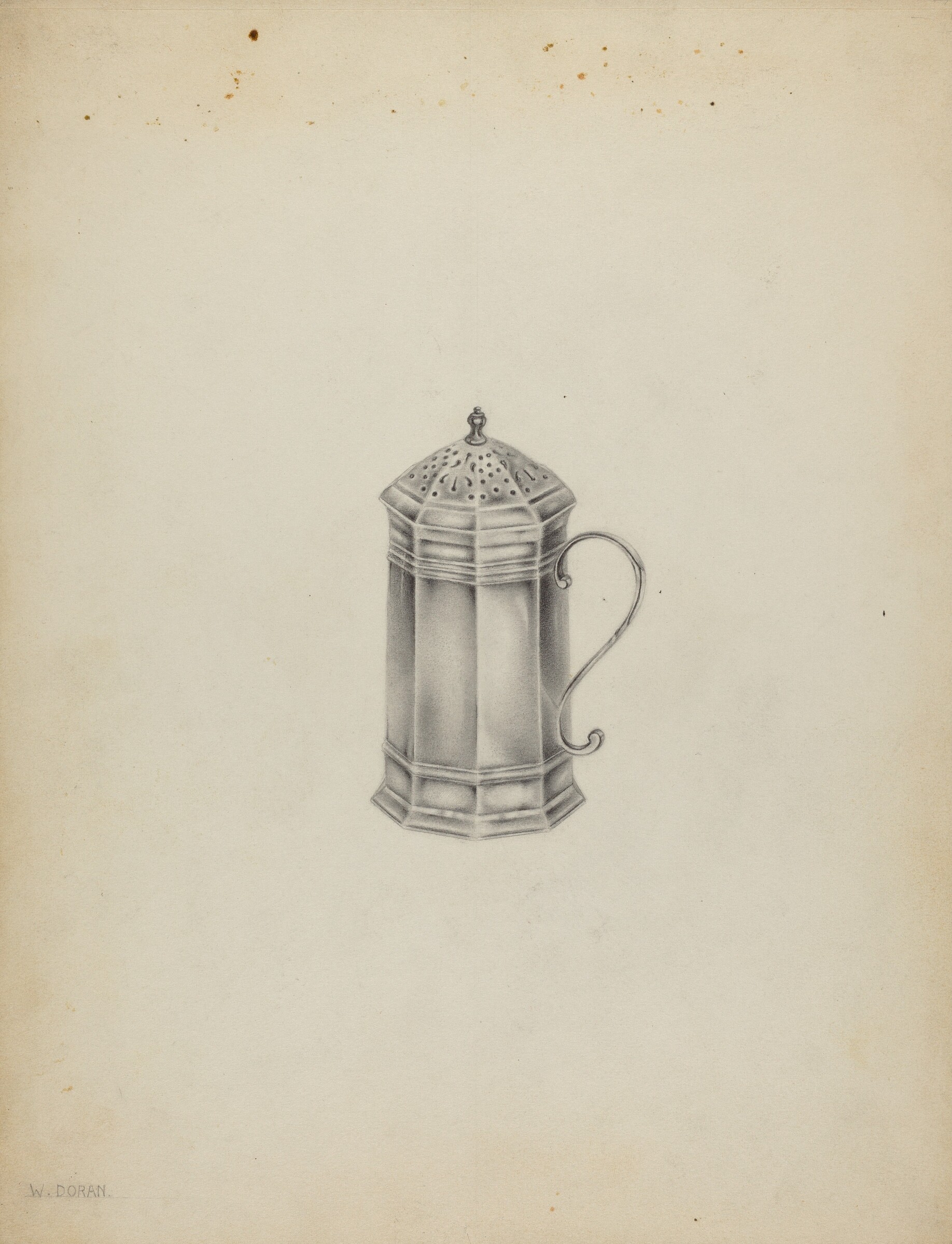 Silver Salt Cellar, Walter Doran, 1935/1942