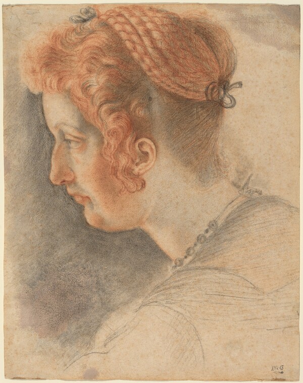 Head of a Woman in Profile