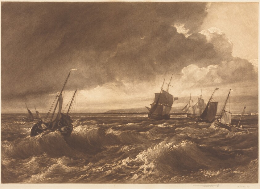 The Mouth of the Thames—Isle of Sheppey in Distance