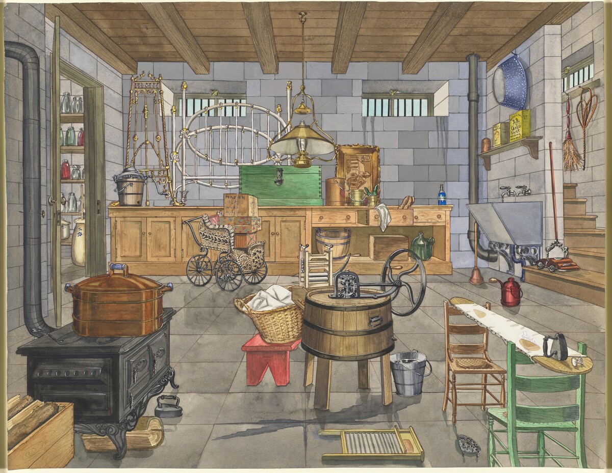 Basement of Urban House, 1910