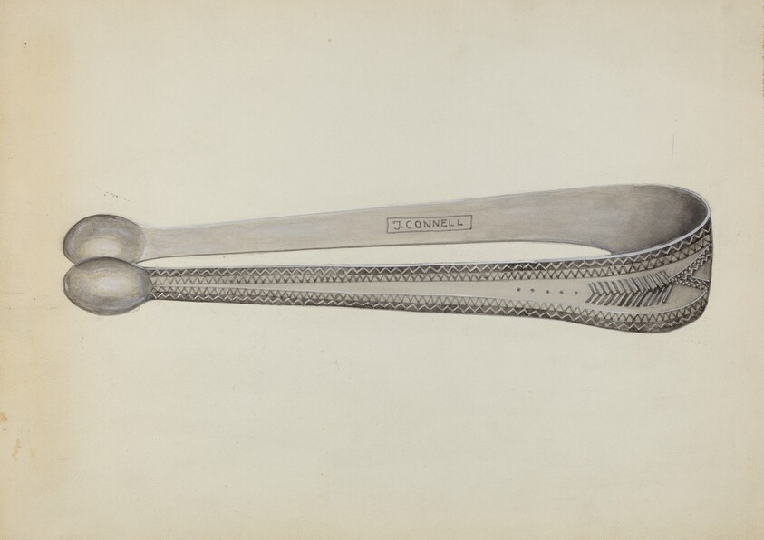 Silver Sugar Tongs