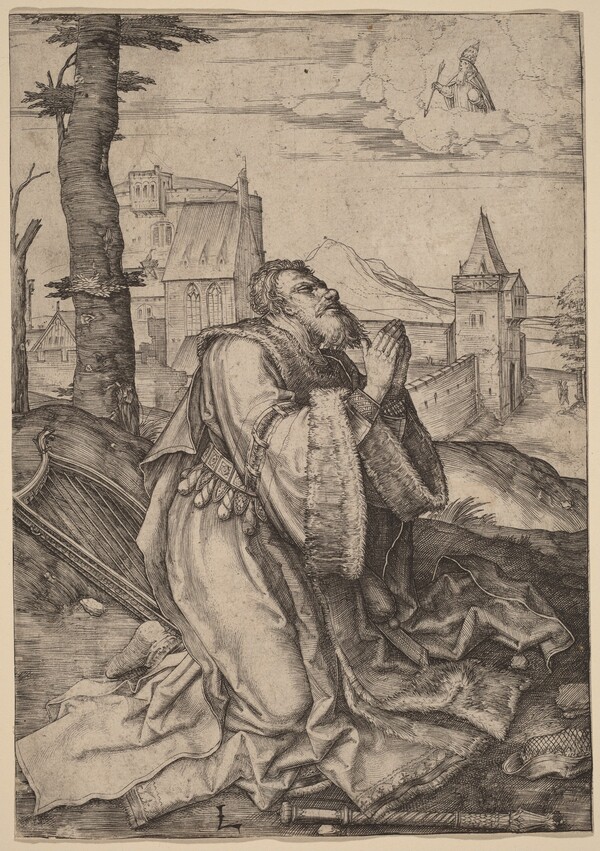 David Praying