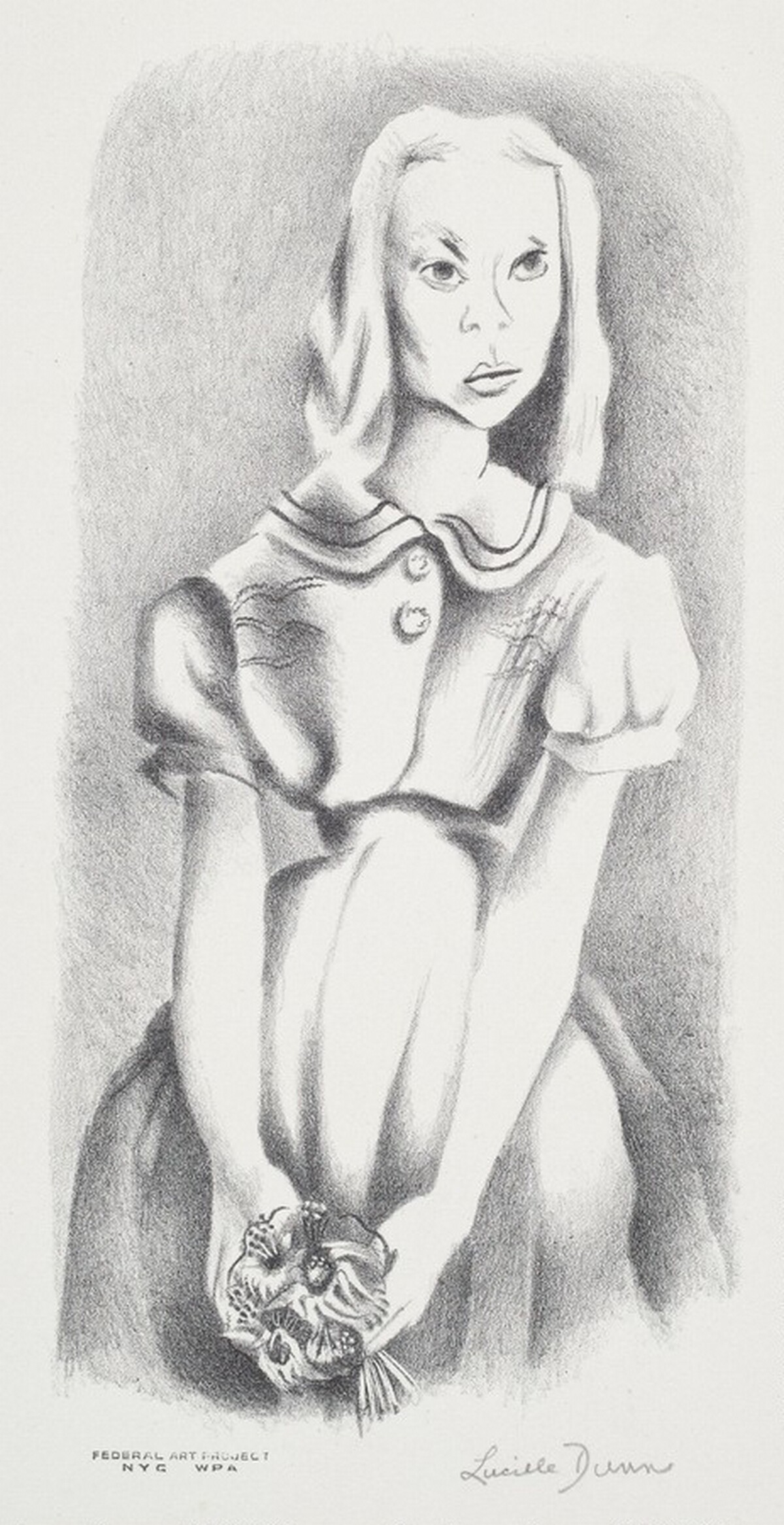 Untitled (Woman with Flowers)