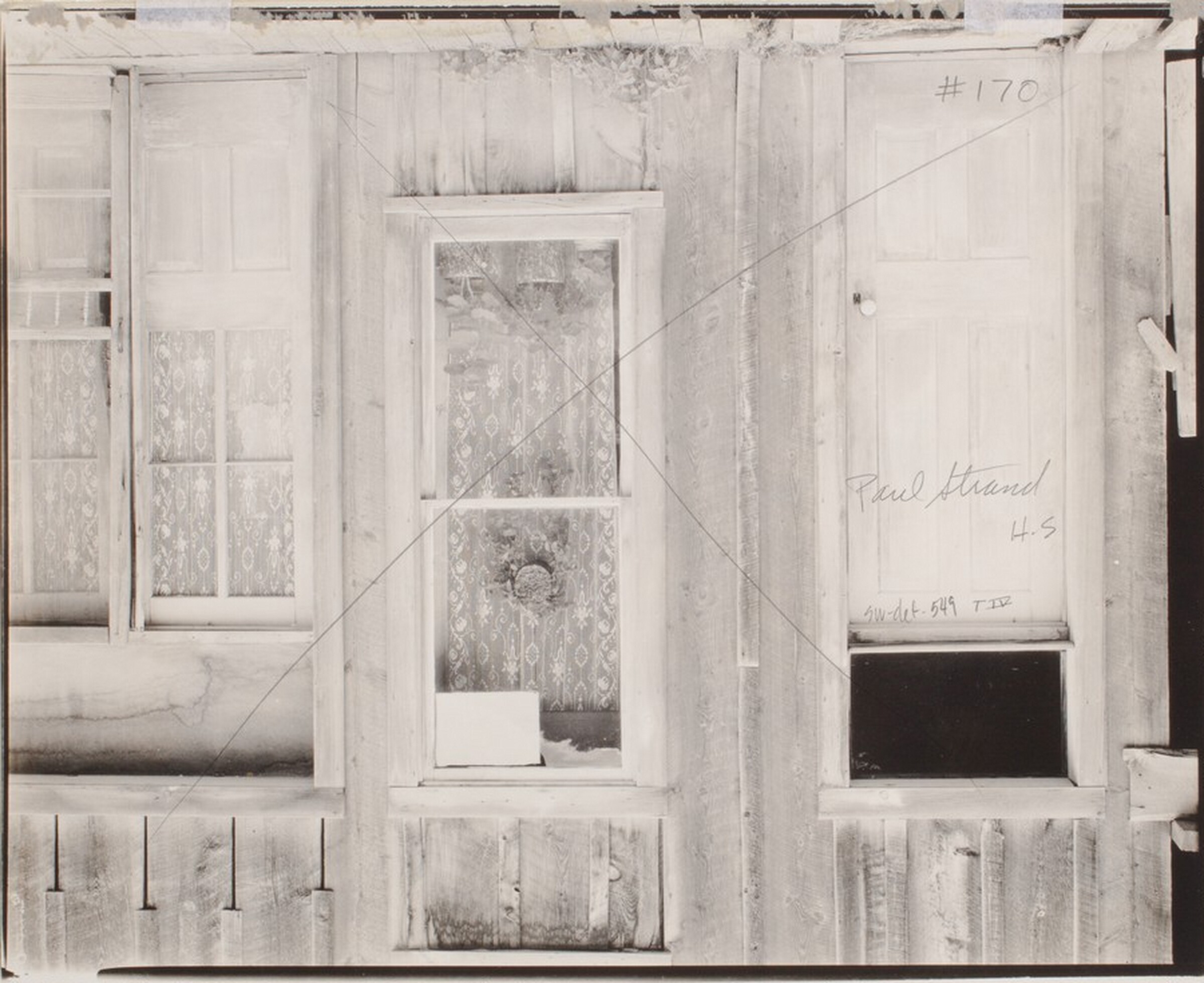 Red River, New Mexico [verso], Paul Strand, 1931