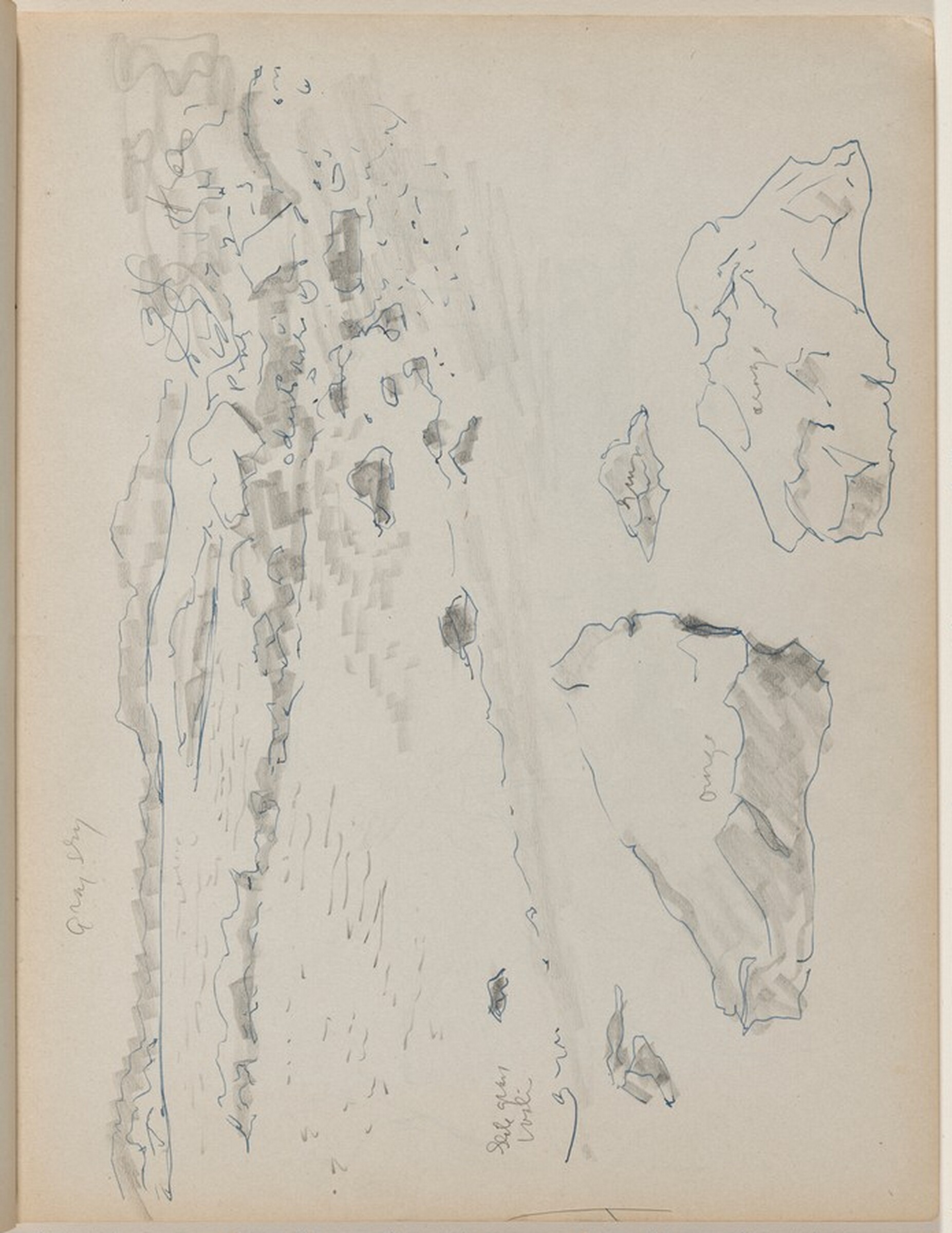 Rocky Shore, Milton Avery, c. 1943