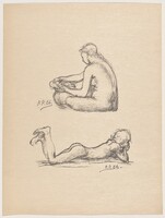 Croquis (Sketches), Pierre Puvis de Chavannes, 1895