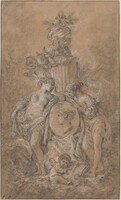 Design for a Funeral Monument, François Boucher, c. 1767