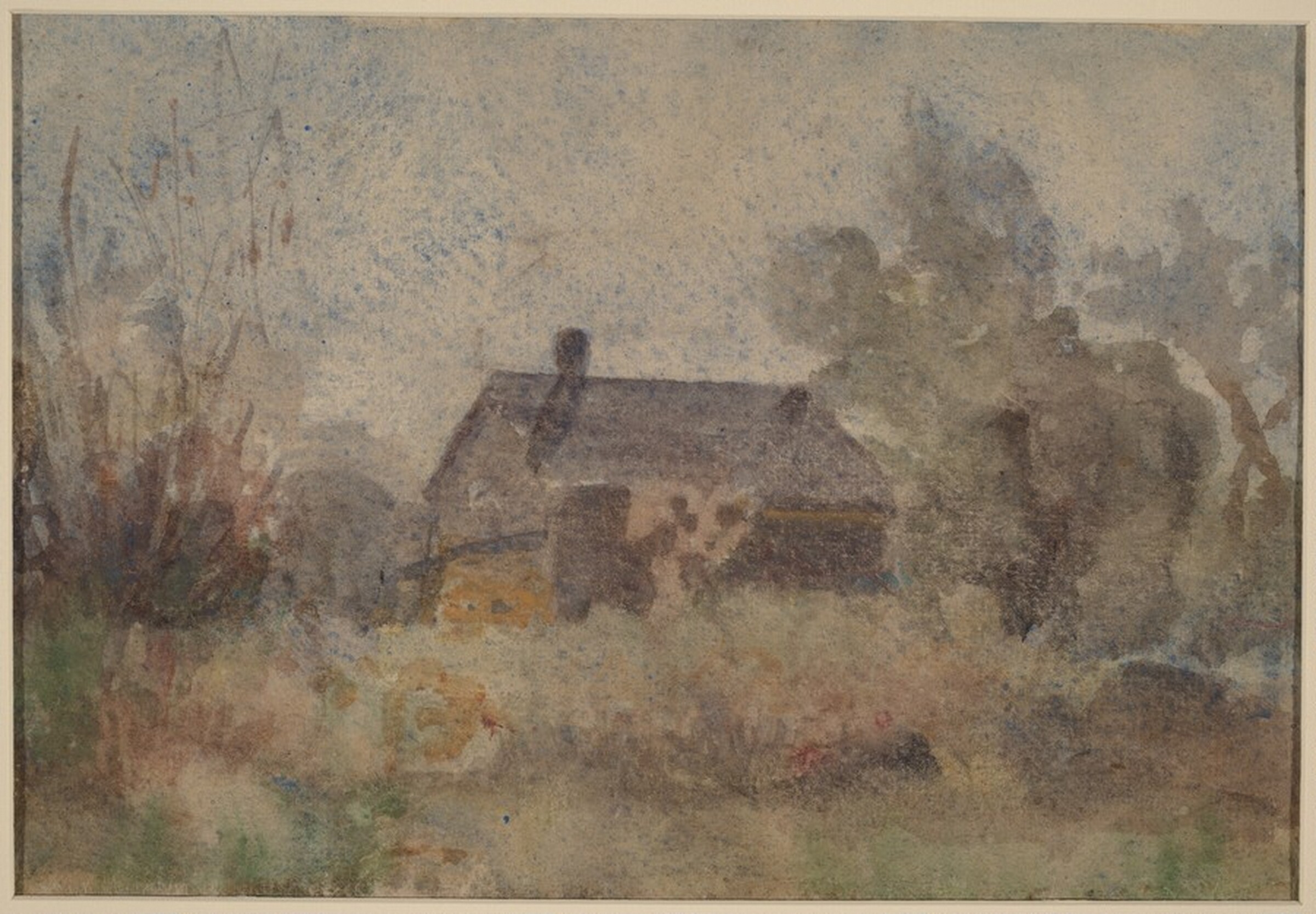 House Set in Wooded Landscape [verso], John Marin, c. 1895/1900