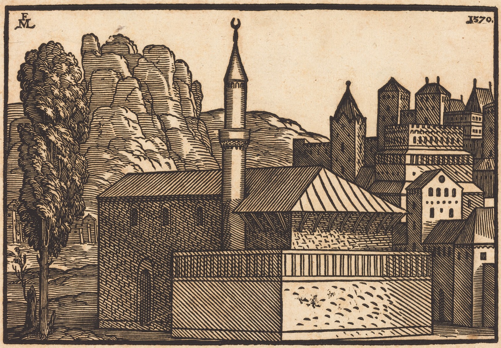 Turkish Town, Melchior Lorch, 1570