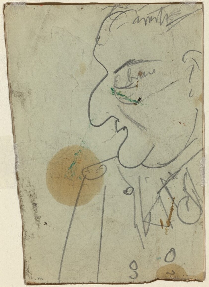 Männliches Profil (A Man in Profile)