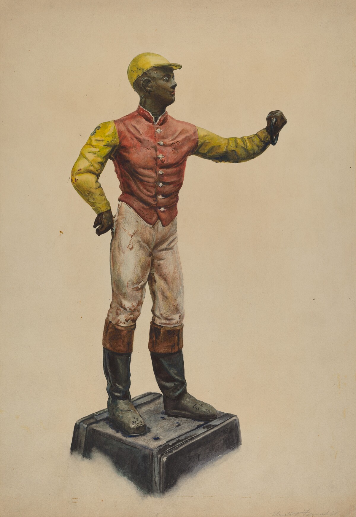 Jockey Hitching Post
