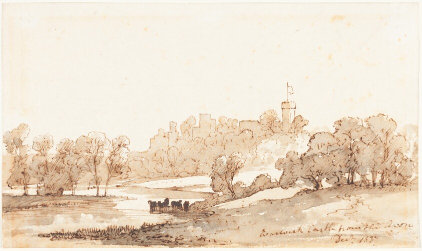 Warwick Castle from the Avon