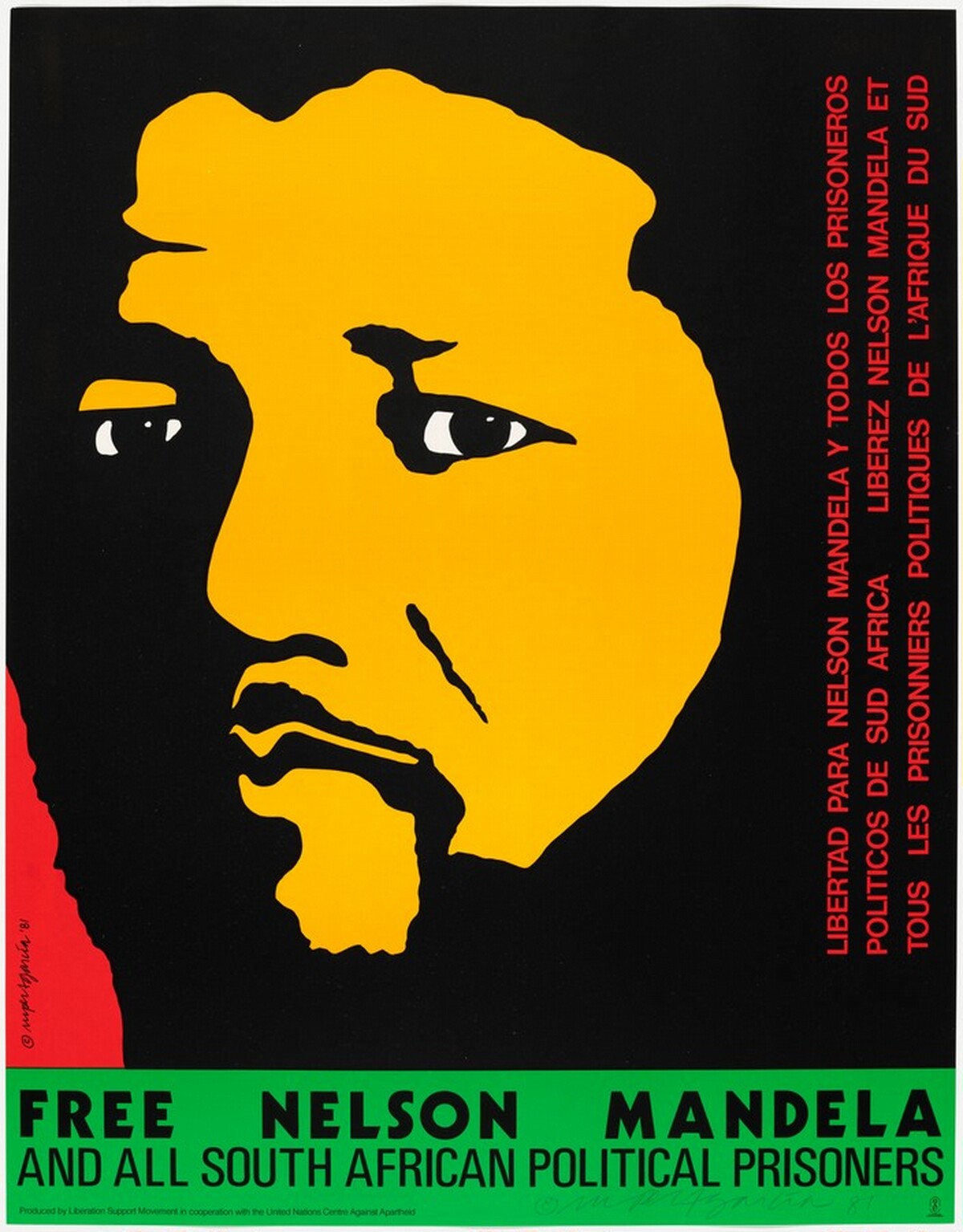 Free Nelson Mandela and All South African Political Prisoners