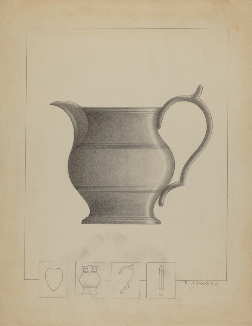 Pewter Pitcher