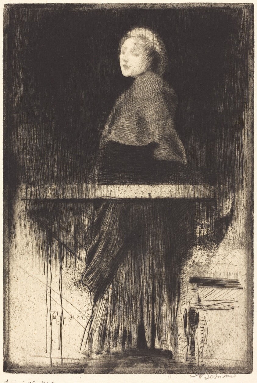 Woman in a Cape (La femme à la pèlerine)